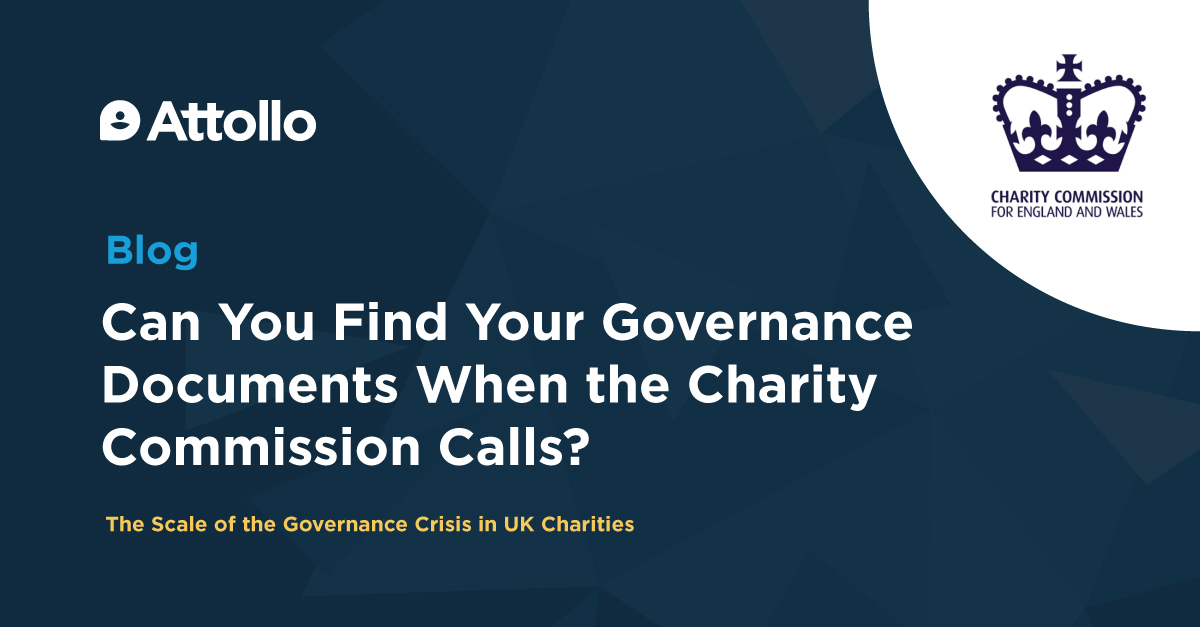 Read blog - Can You Find Your Governance Documents When the Charity Commission Calls?