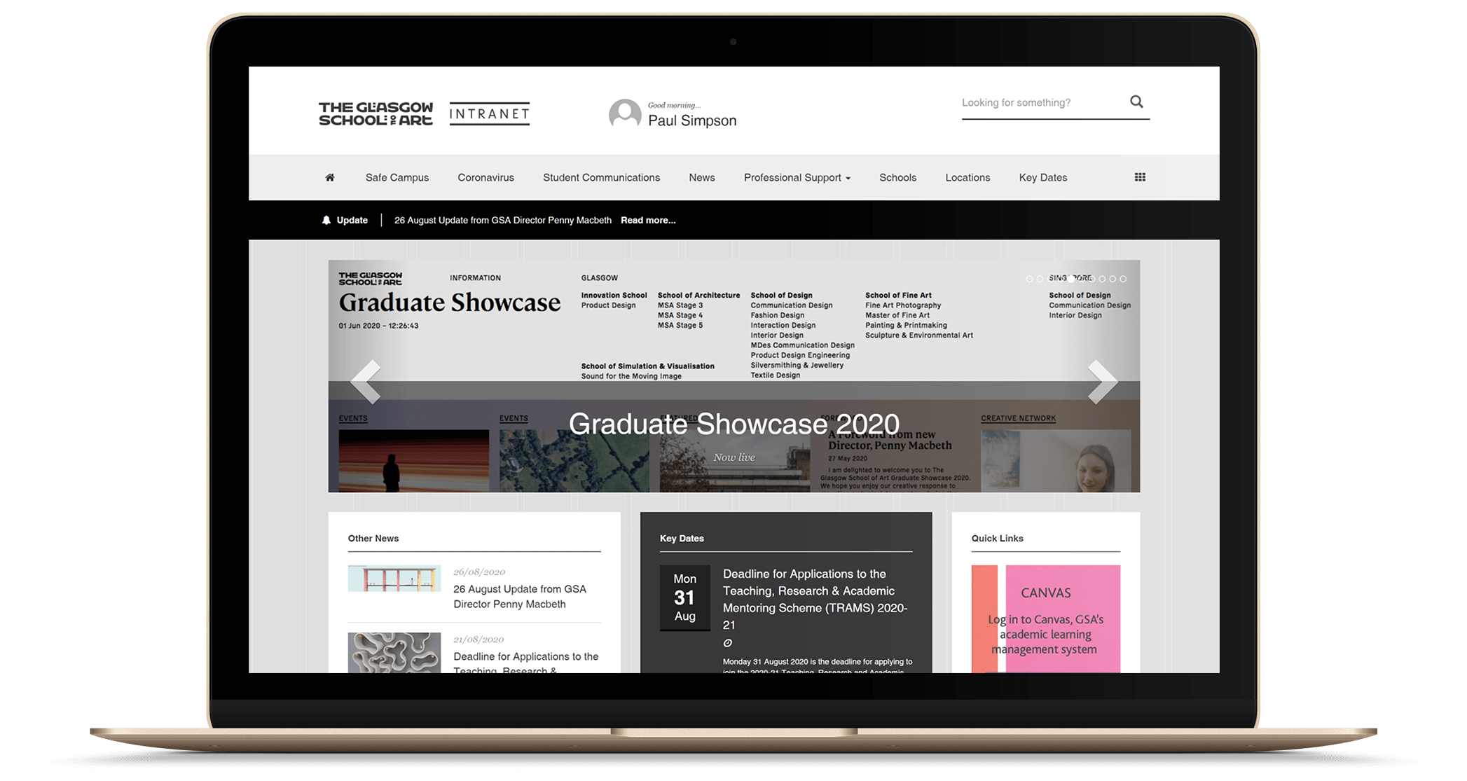 Glasgow School of Arts powered by Attollo